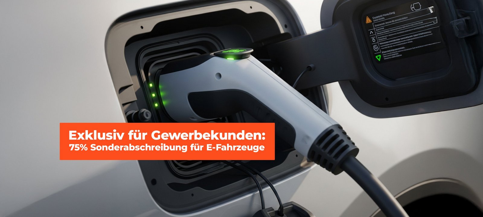 75% Sonderabschreibung für E-Fahrzeuge