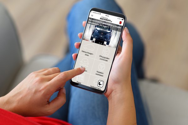 Die HACKEROTT App auf dem Smartphone