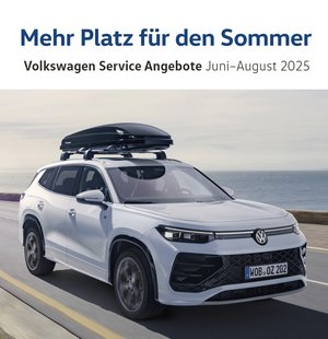 Volkswagen Service Angebote Juni bis August 2025