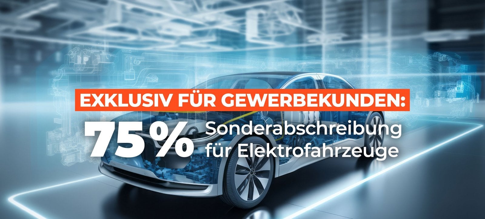 75% Sonderabschreibung für Elektrofahrzeuge