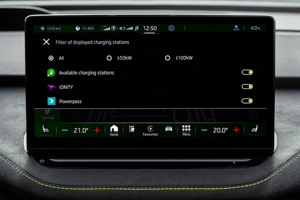 ŠKODA ENYAQ COUPÉ RS iV Infotainment