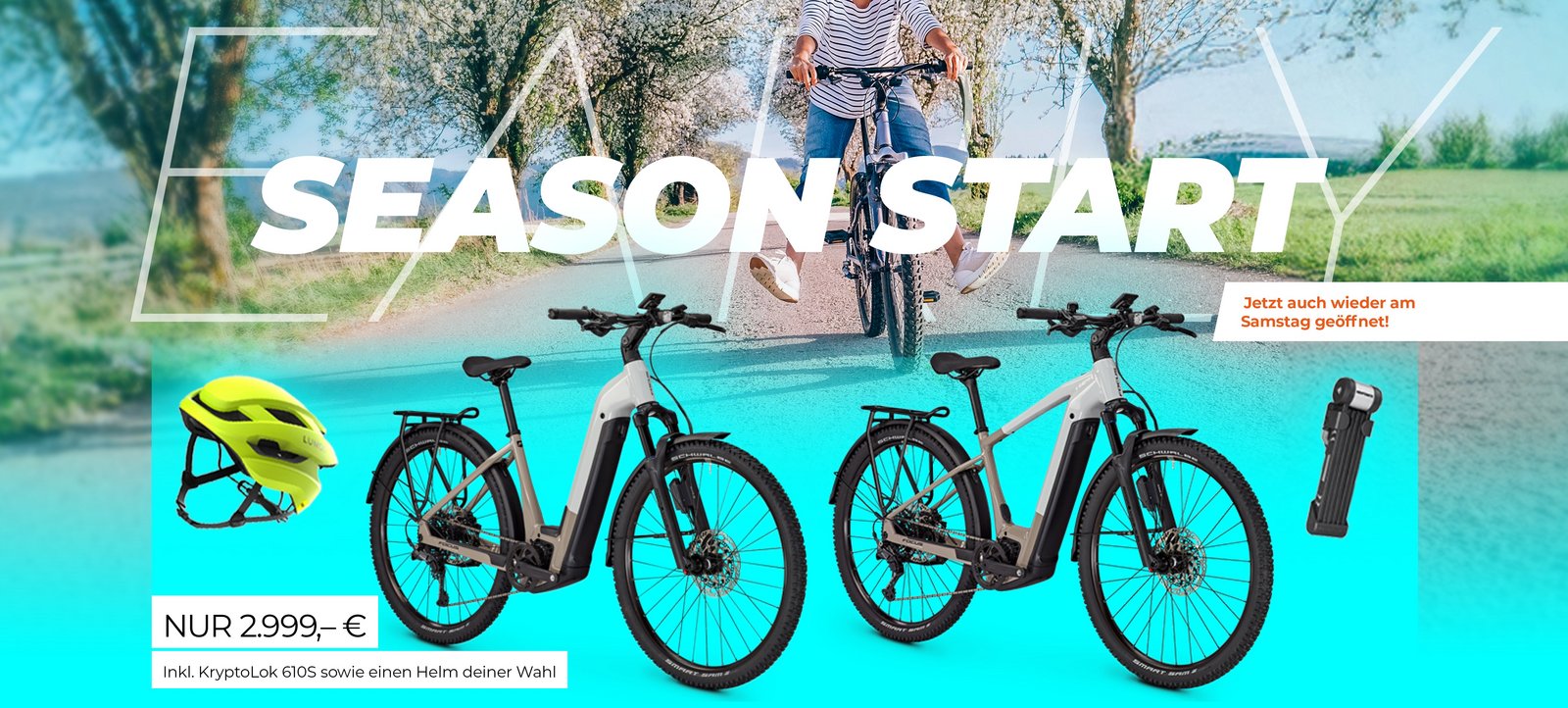 Saison Start bei hackerott.bike
