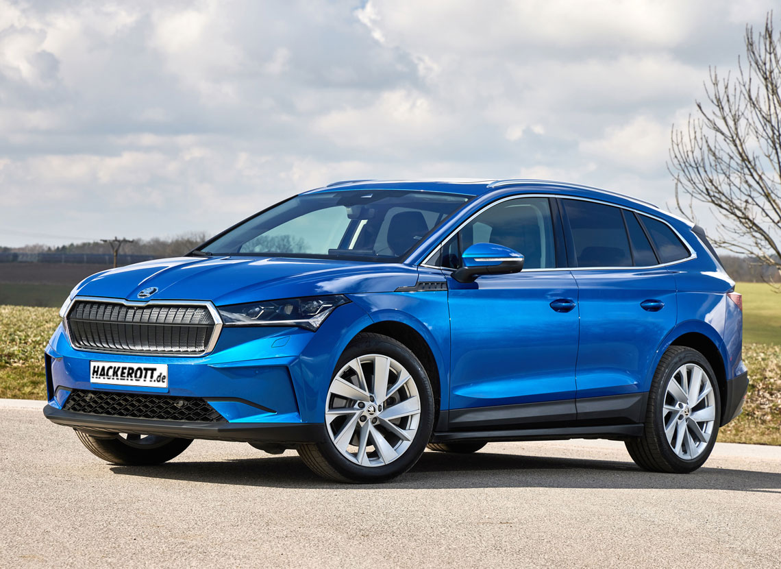 ŠKODA ENYAQ iV blau